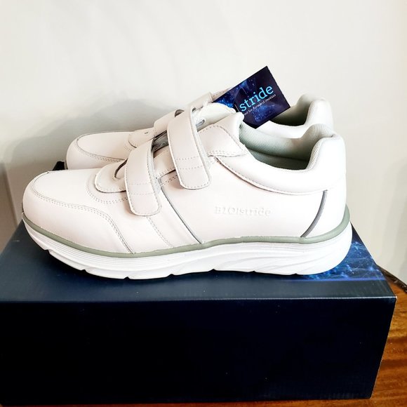Brand New NWT BioStride Running/Walking Shoes White/Silver Men's 10. - Picture 9 of 10